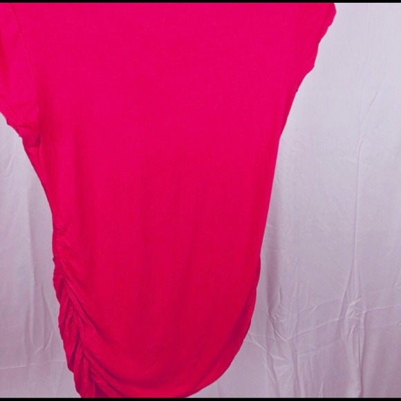 A Pea In the Pod Maternity T-shirt Ruching XS Pink - Picture 3 of 5